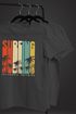 Herren T-Shirt Surfing Surfer Style Schriftzug California Dreams Palmen Print Sommer Fashion Streetstyle Neverless®preview