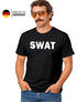 Herren T-Shirt SWAT Kostüm Fasching Karneval Faschings-Shirt Fun-Shirt Spezialeinheit Verkleidung Moonworks®preview