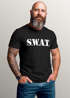 Herren T-Shirt SWAT Shirt Faschings-Shirt Kostüm Verkleidung Karneval Fun-Shirt Moonworks®preview