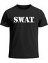 Herren T-Shirt SWAT Shirt Faschings-Shirt Kostüm Verkleidung Karneval Party Fun-Shirt Moonworks®preview
