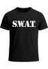 Herren T-Shirt SWAT Shirt Faschings-Shirt Kostüm Verkleidung Karneval Party Fun-Shirt Moonworks®preview