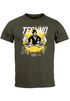 Herren T-Shirt Techno Print Musik Retro Grafik Aufdruck Schriftzug Fashion Streetstyle Neverless®preview