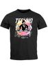 Herren T-Shirt Techno Print Musik Retro Grafik Aufdruck Schriftzug Fashion Streetstyle Neverless®preview