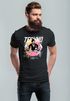 Herren T-Shirt Techno Print Musik Retro Grafik Aufdruck Schriftzug Fashion Streetstyle Neverless®preview