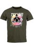 Herren T-Shirt Techno Print Musik Retro Grafik Aufdruck Schriftzug Fashion Streetstyle Neverless®preview