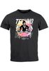 Herren T-Shirt Techno Print Musik Retro Grafik Aufdruck Schriftzug Fashion Streetstyle Neverless®preview