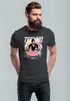 Herren T-Shirt Techno Print Musik Retro Grafik Aufdruck Schriftzug Fashion Streetstyle Neverless®preview
