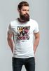 Herren T-Shirt Techno Print Musik Retro Grafik Aufdruck Schriftzug Fashion Streetstyle Neverless®preview