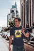 Herren T-Shirt Techno Print Musik Retro Grafik Aufdruck Schriftzug Fashion Streetstyle Neverless®preview