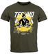 Herren T-Shirt Techno Print Musik Retro Grafik Aufdruck Schriftzug Fashion Streetstyle Neverless®preview