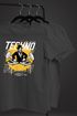 Herren T-Shirt Techno Print Musik Retro Grafik Aufdruck Schriftzug Fashion Streetstyle Neverless®preview