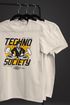 Herren T-Shirt Techno Print Musik Retro Grafik Aufdruck Schriftzug Fashion Streetstyle Neverless®preview