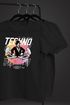 Herren T-Shirt Techno Print Musik Retro Grafik Aufdruck Schriftzug Fashion Streetstyle Neverless®preview