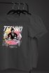 Herren T-Shirt Techno Print Musik Retro Grafik Aufdruck Schriftzug Fashion Streetstyle Neverless®preview