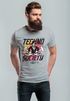 Herren T-Shirt Techno Print Musik Retro Grafik Aufdruck Schriftzug Fashion Streetstyle Neverless®preview