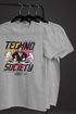 Herren T-Shirt Techno Print Musik Retro Grafik Aufdruck Schriftzug Fashion Streetstyle Neverless®preview