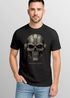 Herren T-Shirt Techno-Skull Cyborg Sci-Fi Cyberpunk Printshirt Grunge Style Fashion Streetstyle Grafikshirt Neverless®preview