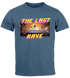 Herren T-Shirt Techno The Last Rave Parodie Das letzte Abendmahl Jesus Fashion Streetstyle Neverless®preview