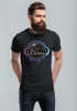 Herren T-Shirt Techno World Design Print Aufdruck Musik Elektronisch Fashion Streetstyle Neverless®preview