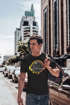 Herren T-Shirt Techno World Design Print Aufdruck Musik Elektronisch Fashion Streetstyle Neverless®preview