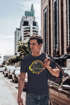 Herren T-Shirt Techno World Design Print Aufdruck Musik Elektronisch Fashion Streetstyle Neverless®preview