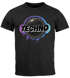 Herren T-Shirt Techno World Design Print Aufdruck Musik Elektronisch Fashion Streetstyle Neverless®preview