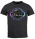 Herren T-Shirt Techno World Design Print Aufdruck Musik Elektronisch Fashion Streetstyle Neverless®preview
