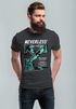 Herren T-Shirt Text Print Aufdruck South Beach Techwear Fashion Streetstyle Neverless®preview