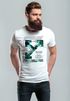 Herren T-Shirt Text Print Aufdruck South Beach Techwear Fashion Streetstyle Neverless®preview