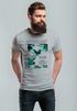 Herren T-Shirt Text Print Aufdruck South Beach Techwear Fashion Streetstyle Neverless®preview