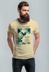 Herren T-Shirt Text Print Aufdruck South Beach Techwear Fashion Streetstyle Neverless®preview
