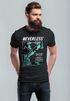 Herren T-Shirt Text Print Aufdruck South Beach Techwear Fashion Streetstyle Neverless®preview