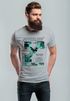 Herren T-Shirt Text Print Aufdruck South Beach Techwear Fashion Streetstyle Neverless®preview