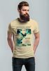 Herren T-Shirt Text Print Aufdruck South Beach Techwear Fashion Streetstyle Neverless®preview