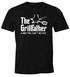 Herren T-Shirt The Grillfather Grillbesteck Fun-Shirt für Männer und Paten Geschenk lustig 100% Baumwolle Moonworks®preview