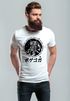 Herren T-Shirt Tiger Japan asiatische Schriftzeichen Logo Mountain Fashion Streetstyle Neverless® preview