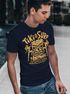 Herren T-Shirt  Tiki  Maske Surf Honolulu Hawaii Beach Supply Sommer Sonne Printshirt Aufdruck Fashion Streetstyle Neverless®preview