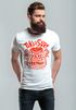 Herren T-Shirt  Tiki  Maske Surf Honolulu Hawaii Beach Supply Sommer Sonne Printshirt Aufdruck Fashion Streetstyle Neverless®preview