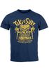 Herren T-Shirt  Tiki  Maske Surf Honolulu Hawaii Beach Supply Sommer Sonne Printshirt Aufdruck Fashion Streetstyle Neverless®preview