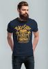 Herren T-Shirt  Tiki  Maske Surf Honolulu Hawaii Beach Supply Sommer Sonne Printshirt Aufdruck Fashion Streetstyle Neverless®preview