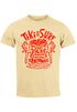 Herren T-Shirt  Tiki  Maske Surf Honolulu Hawaii Beach Supply Sommer Sonne Printshirt Aufdruck Fashion Streetstyle Neverless®preview