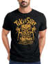 Herren T-Shirt  Tiki  Maske Surf Honolulu Hawaii Beach Supply Sommer Sonne Printshirt Aufdruck Fashion Streetstyle Neverless®preview