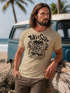Herren T-Shirt  Tiki  Maske Surf Honolulu Hawaii Beach Supply Sommer Sonne Printshirt Aufdruck Fashion Streetstyle Neverless®preview