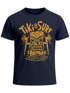 Herren T-Shirt  Tiki  Maske Surf Honolulu Hawaii Beach Supply Sommer Sonne Printshirt Aufdruck Fashion Streetstyle Neverless®preview