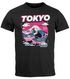 Herren T-Shirt Tokyo Japan Fuji Frontprint Grafik Japanische Schriftzeichen Männer Fashion Streetstyle Neverless®preview