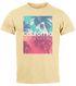 Herren T-Shirt Top California Palmen Sommer Foto Print Aufdruck Abstrakt Fashion Streetstyle Neverless®preview