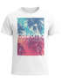 Herren T-Shirt Top California Palmen Sommer Foto Print Aufdruck Abstrakt Fashion Streetstyle Neverless®preview