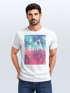 Herren T-Shirt Top California Palmen Sommer Foto Print Aufdruck Abstrakt Fashion Streetstyle Neverless®preview
