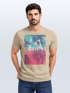 Herren T-Shirt Top California Palmen Sommer Foto Print Aufdruck Abstrakt Fashion Streetstyle Neverless®preview