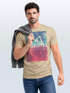 Herren T-Shirt Top California Palmen Sommer Foto Print Aufdruck Abstrakt Fashion Streetstyle Neverless®preview